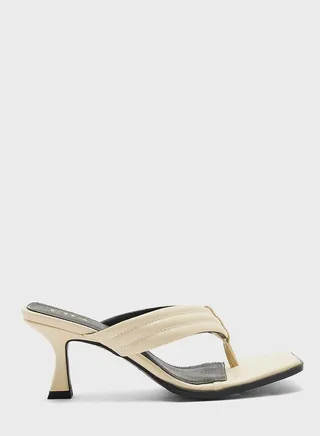 Mid Heel Thong Mule