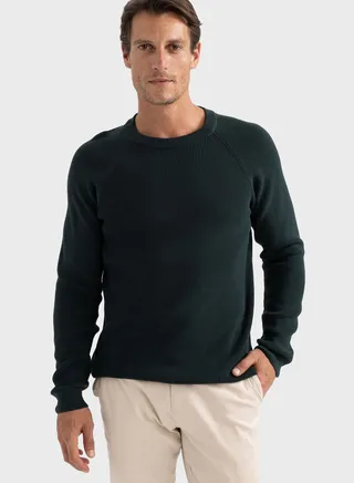 Crew Neck Knitted Sweater 