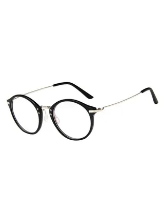 Round Frame Eyeglasses - Lens Size: 45 mm 