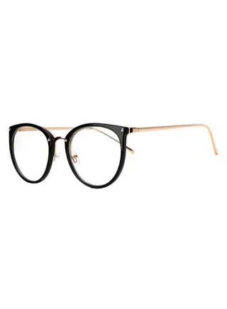 Round Frame Eyeglasses - Lens Size: 46 mm 