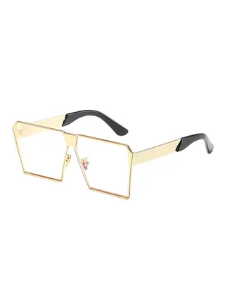 unisex Polychromatic Rectangular Eyeglass Frames 