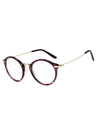 Round Frame Eyeglasses - Lens Size: 45 mm 