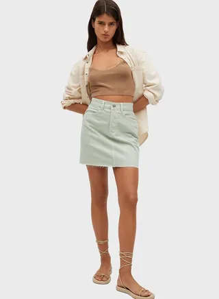 High Waist Mini Skirt 