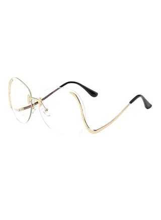 women Polychromatic Oversized Eyeglass Frames 