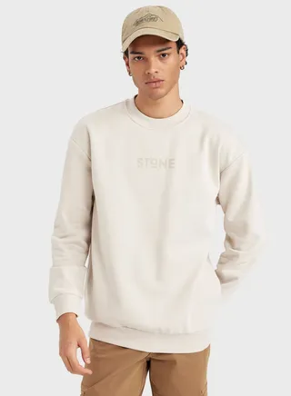 Stone Printed Sweatshirt 