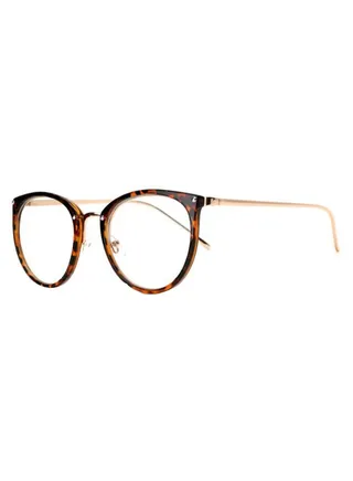 Round Frame Eyeglasses - Lens Size: 46 mm 