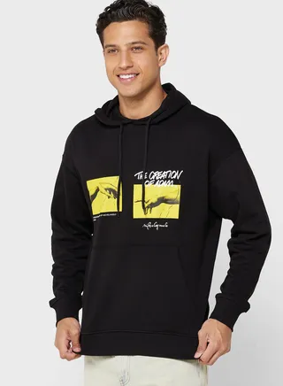 Graphic Printed Hoodie