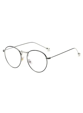 unisex Round Frame Eyeglasses - Lens Size: 50 mm 