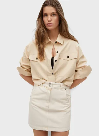 High Waist Mini Skirt 