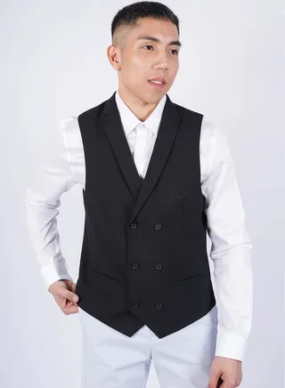 Men’s Autumn Waistcoat – Black 