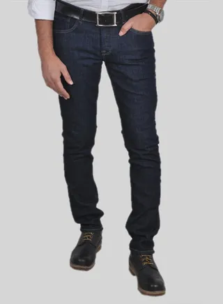 Slim Fit Casual Jeans Blue 