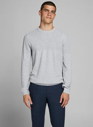 Solid Sweater Cool Grey 