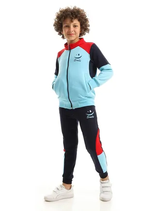 Boys Training Suit Printed (Smile) 