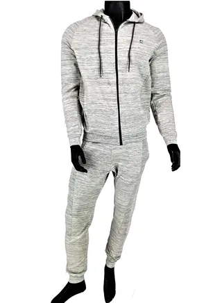 Masters Men Winter Training Suits Long Sleeve &Plain Bottom- Gray 