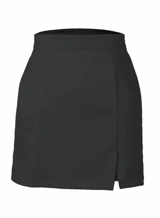 Hip Wrap High Waist Zipper Women's Fashion Skirt 