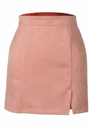 Hip Wrap High Waist Zipper Women's Fashion Skirt 
