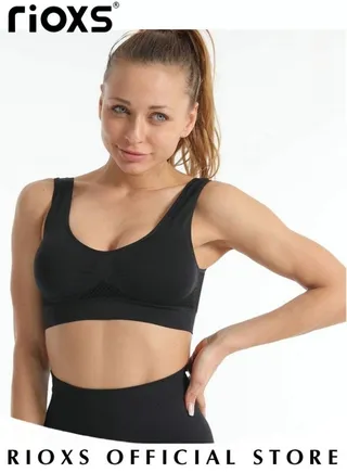 Women's Everyday Bra Hollow-Out Mesh Sports Bra Running Yoga Fitness Bra Plus Size Underwear 