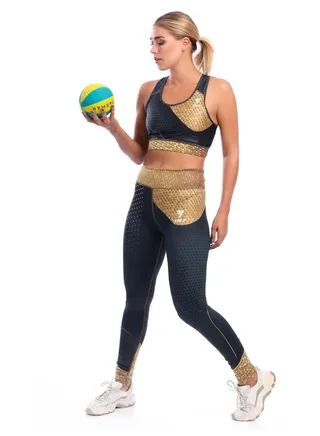 GREENA-PRINTED SPORTS BRA AND LEGGINGS SET 