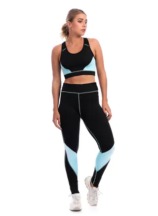 GREENA-PRINTED SPORTS BRA AND LEGGINGS SET 