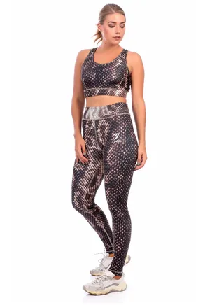 GREENA-PRINTED SPORTS BRA AND LEGGINGS SET 