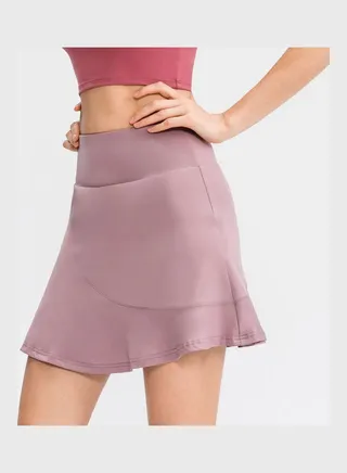 Ruffled Sports Skirt Pink 