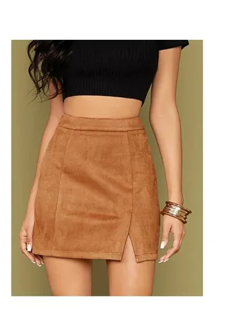 Women's Fashion Slim High Waist Zipper Autumn And Winter A-Line Solid Color Short Skirt 
