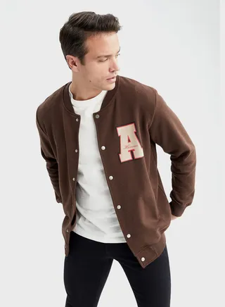 Snap Buttoned Jacket 