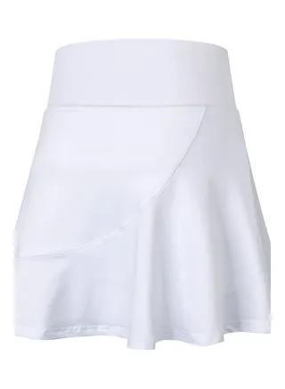 Quick Dry Ruffled Sport Skirt White 