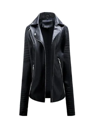Women Casual Sweatshirt on Slim Zipper Long Sleeve Bomber Jacket Warm Coat 