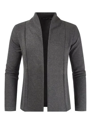 Simple Slim Jacket Light Grey 