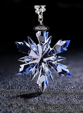 Car Blue Crystal Pendant Rearview Mirror Pendant Car And Home Decoration Pendant 