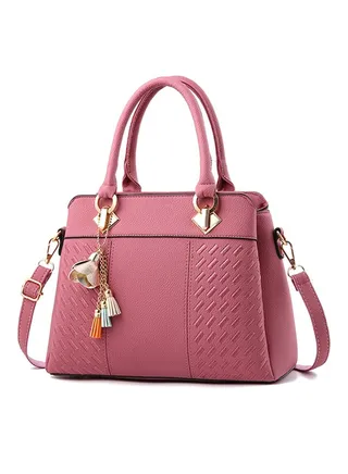 Adjustable Shoulder Bag Pink 
