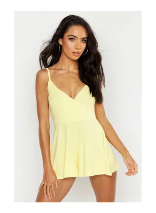 Basic Cami Wrap Playsuit 