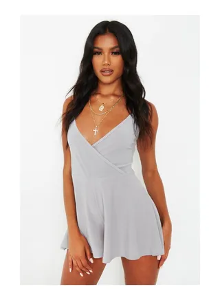 Basic Cami Wrap Playsuit 