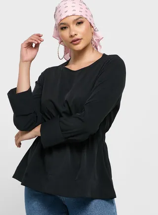 Cinched Waist Detail Top 