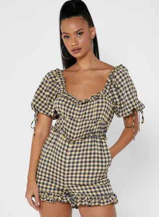 Gingham Playsuit 