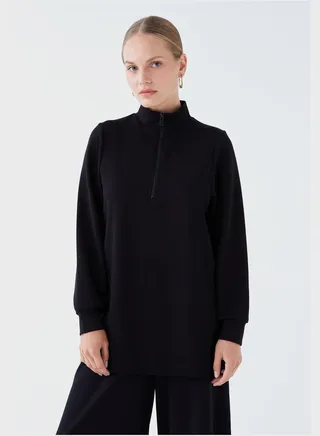 Turtle Neck Oversized Tunic 
