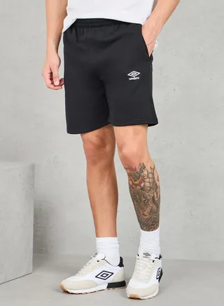 Logo Print Fleece Shorts 