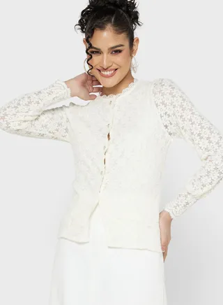 Lace Detail Blouse