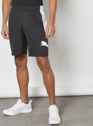Fav Cat 9 Inch Training Shorts Black-White 