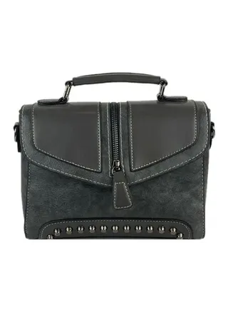 Elegant Style Satchel Bag Grey 
