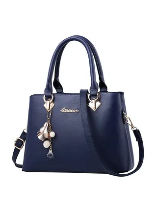 Stylish And Elegant Satchel Bag 26 cm Blue 