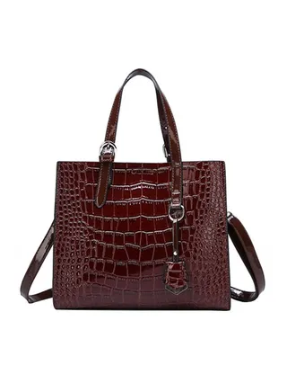Stylish And Elegant Satchel Bag 26 cm Maroon 