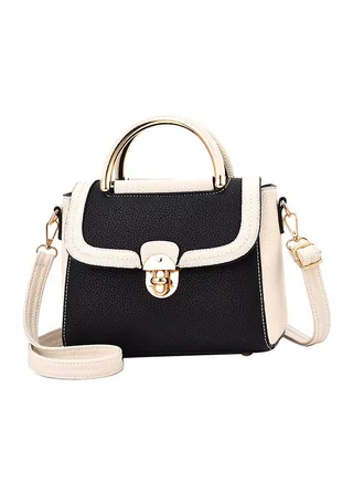Adjustable Strap Satchel Bag Multicolour 