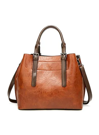 Comfortable And Stylish Satchal Handbag Brown 