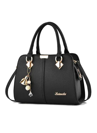 Stylish Light Weight Satchel Black 