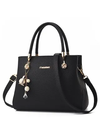 Fashion Light Weight Satchel Black 