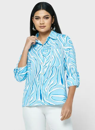 Printed Button Shirt 