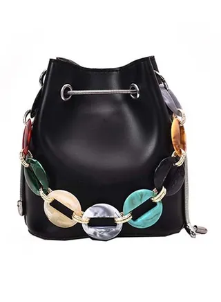 Stylish Light Weight Satchel Black 