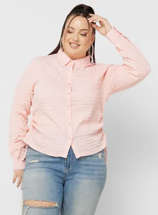 Textured Detail Blouse